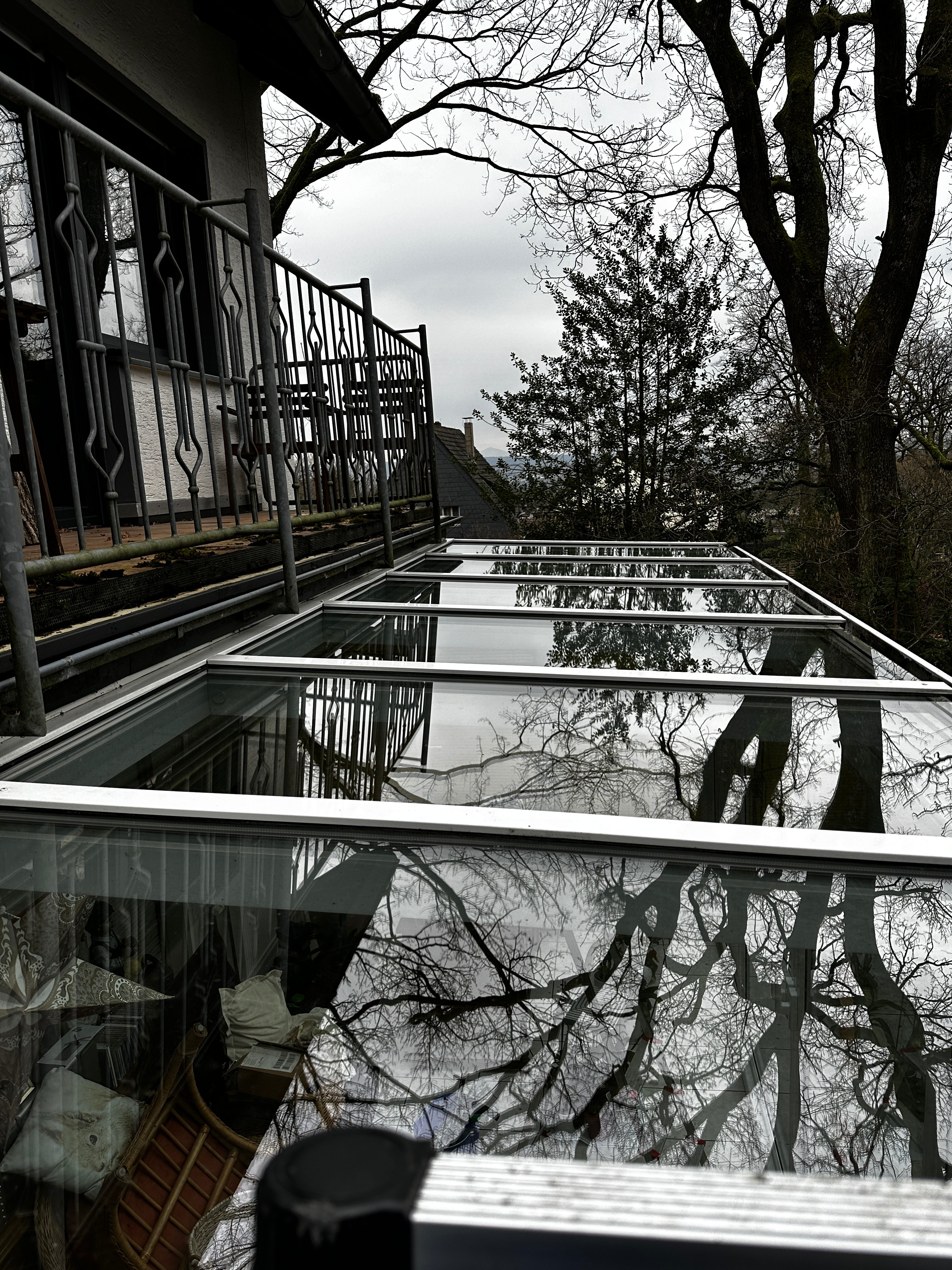 Nachher - Gereinigtes Glasdach